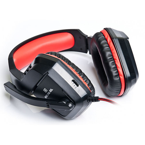 Фото - Гарнитура проводная игровая REAL-EL GDX-7550 Black/Red
