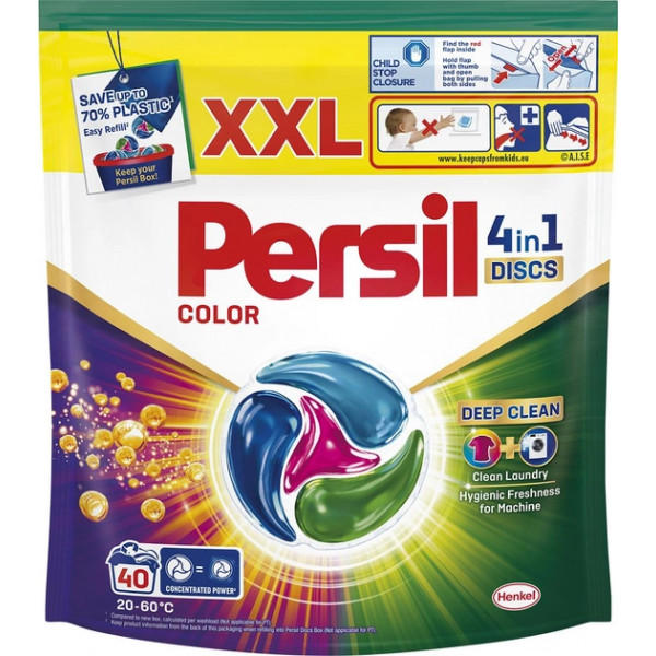 Фото - Капсулы для стирки Persil Диски Колор 40 шт
