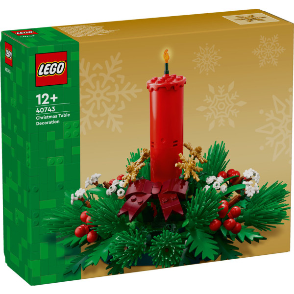 Фото - Конструктор LEGO Iconic Декор для різдвяного столу (40743)