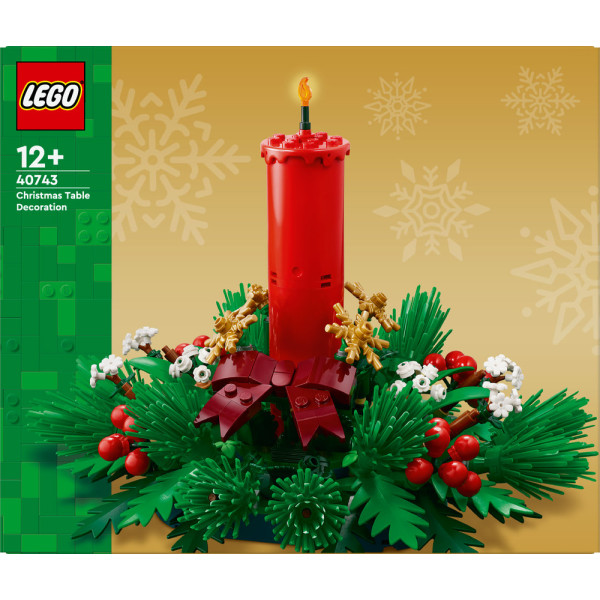 Фото - Конструктор LEGO Iconic Декор для різдвяного столу (40743)