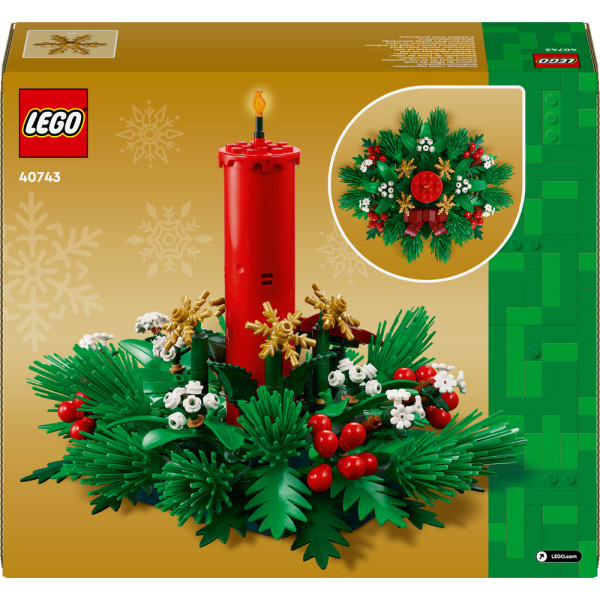 Фото - Конструктор LEGO Iconic Декор для різдвяного столу (40743)