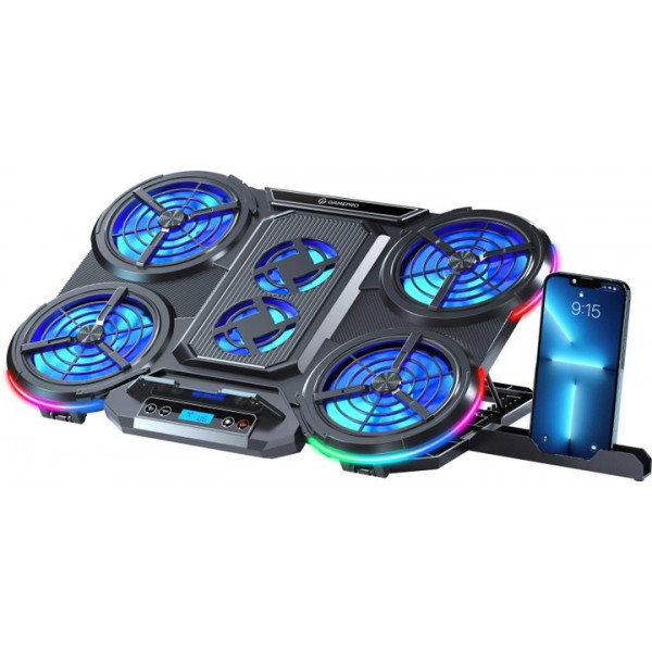 Фото - Підставка під ноутбук охолоджуюча GamePro CP770 Black Фото - Підставка під ноутбук охолоджуюча GamePro CP770 Black