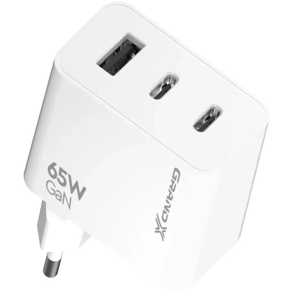 Фото - Сетевое зарядное устройство Grand-X CH-990W USB+2xTypeC 65W Fast Сharge PD3.0, QС4.0, AFC, SCP, FCP 1 (3000001627012)