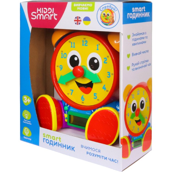 Фото - Інтерактивна іграшка Kiddi Smart SMART-ГОДИННИК (укр. та англ.) (407752-43)