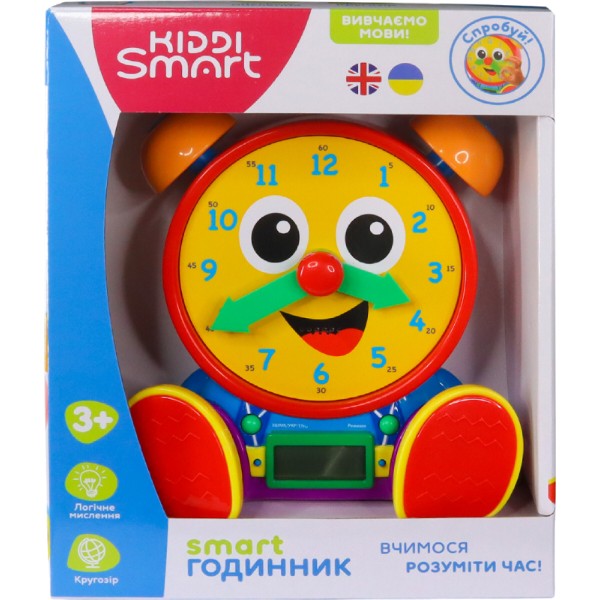 Фото - Інтерактивна іграшка Kiddi Smart SMART-ГОДИННИК (укр. та англ.) (407752-43)