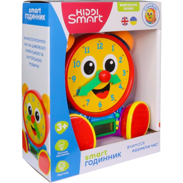 Фото - Інтерактивна іграшка Kiddi Smart SMART-ГОДИННИК (укр. та англ.) (407752-43)