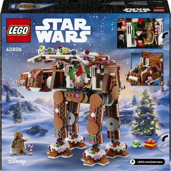 Фото - Конструктор LEGO Star Wars™ Пряничный шагоход AT-AT™ (40806)