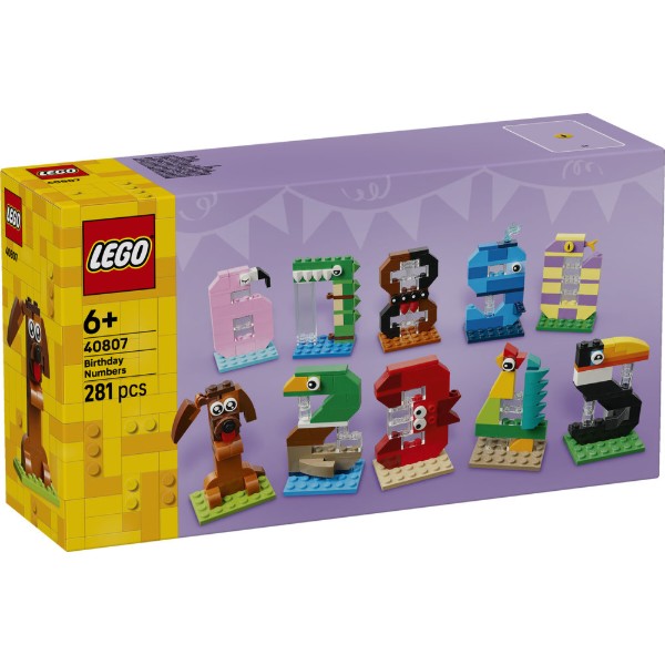 Фото - Конструктор LEGO  Iconic Цифри на день народження (40807)