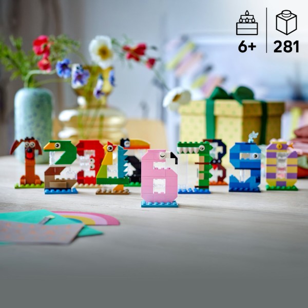Фото - Конструктор LEGO  Iconic Цифри на день народження (40807)