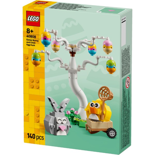Фото - Конструктор LEGO  Iconic Великодній кролик і полювання на курячі яйця (40808)