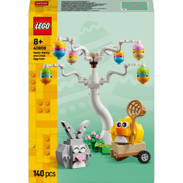 Фото - Конструктор LEGO  Iconic Великодній кролик і полювання на курячі яйця (40808)