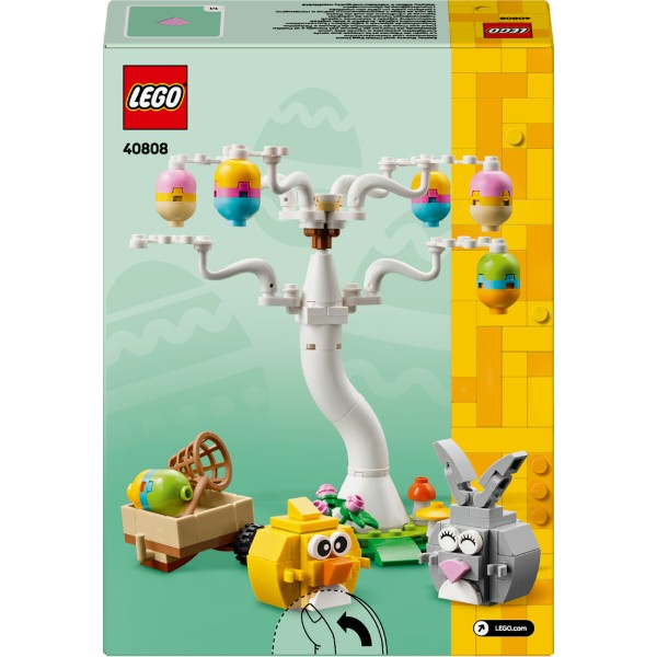 Фото - Конструктор LEGO  Iconic Великодній кролик і полювання на курячі яйця (40808)