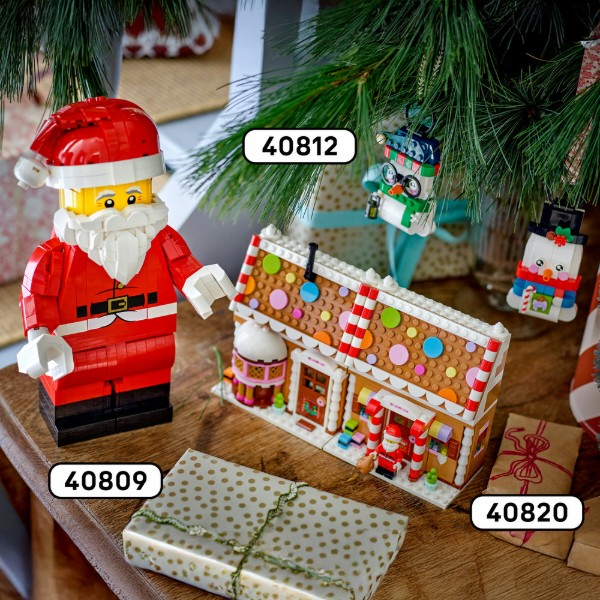 Фото - Конструктор LEGO Iconic Святковий пряниковий будиночок (40809)