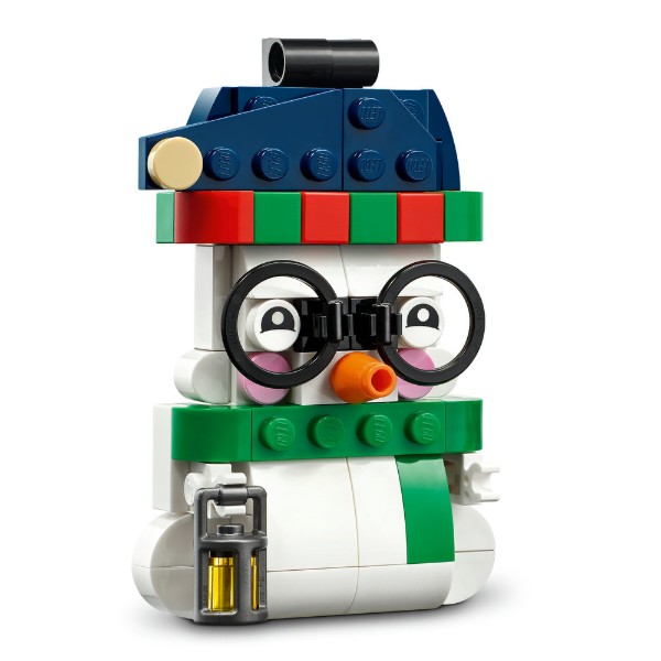 Фото - Конструктор LEGO Iconic Прикраси зі сніговиком (40812)