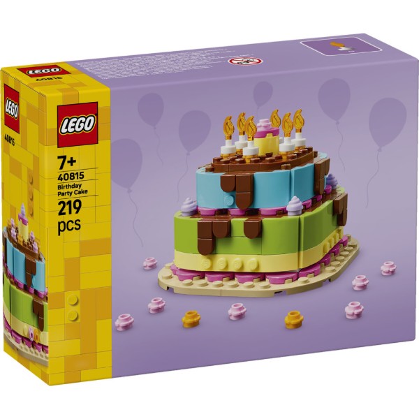 Фото - Конструктор LEGO  Iconic Торт на день народження (40815)