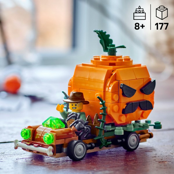 Фото - Конструктор LEGO Iconic Пикап Джека-Фонаря (40822)