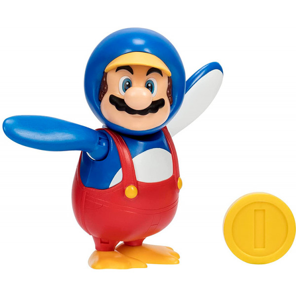 Фото - Набор игровых фигурок Super Mario МАРИО-ПИНГВИН (10 см, с аксессуарами) (40824i)