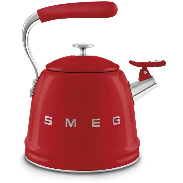 Фото - Чайник металевий Smeg WKF01RD