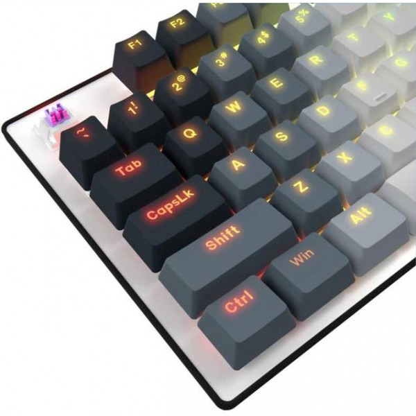 Фото - Клавіатура дротова ігрова Lorgar Azar 514 RGB EN/UA Gaming Wired White (LRG-GK514W-UA)