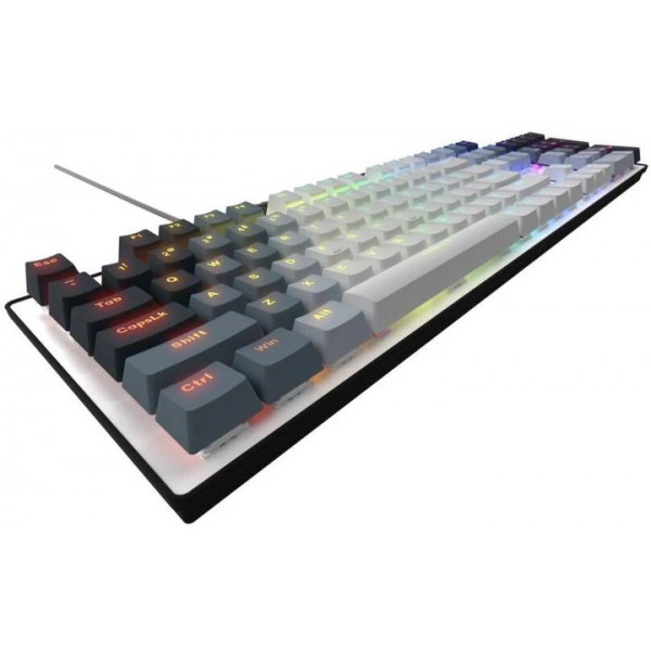 Фото - Клавіатура дротова ігрова Lorgar Azar 514 RGB EN/UA Gaming Wired White (LRG-GK514W-UA)
