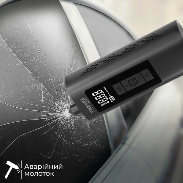 Фото - Автокомпрессор Promate aerify.black