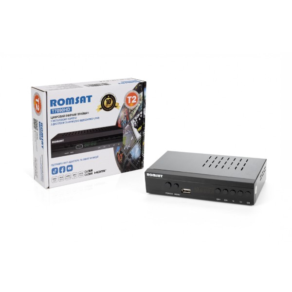 Фото - Тюнер цифрового ТВ Romsat T7090HD