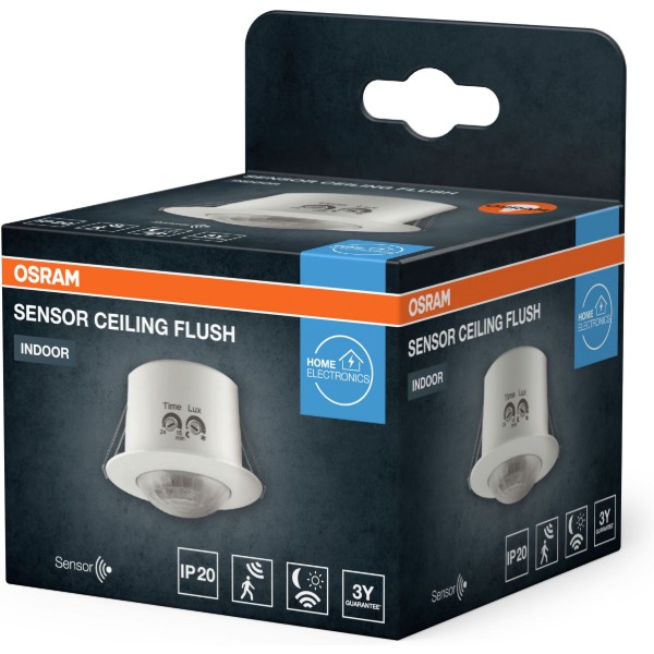 Фото - Бездротовий датчик руху Osram SENSOR CEILING FLUSH IP20 White (4099854454745)