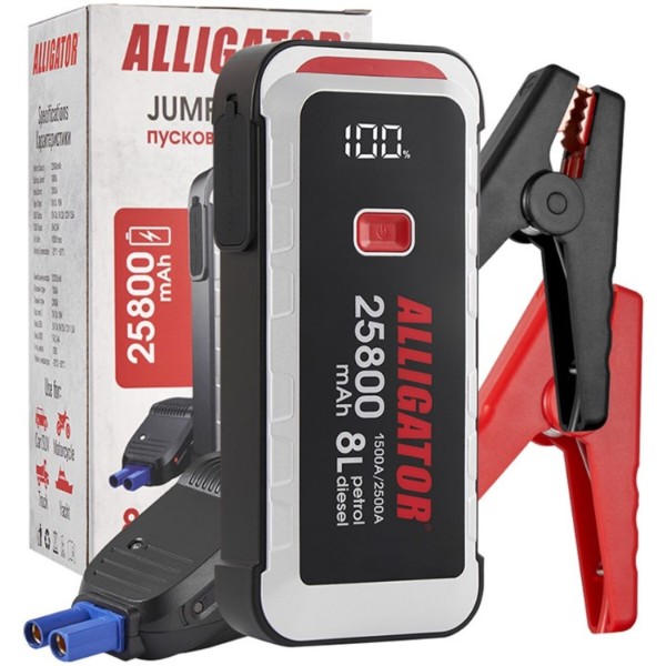 Фото - Пускозарядное устройство ALLIGATOR 1500A/2500A 25800mAh SMART (JS847)