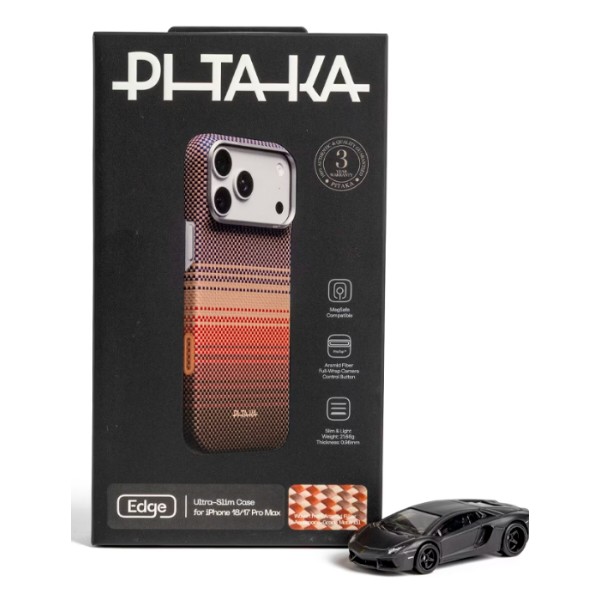 Фото - Чохол для смартфону Pitaka Edge Ultra-Slim Case Sunset for iPhone 18 Pro/17 Pro (KI1802P)