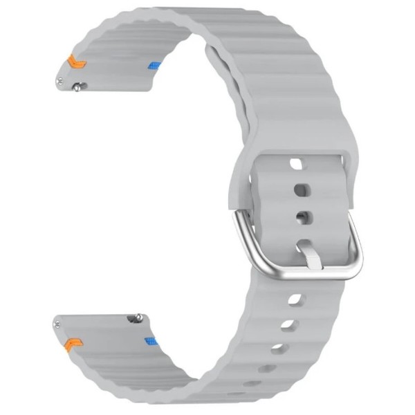 Фото - Ремінець для смарт-годинника BeCover Ribbed Straight (20mm) for Samsung Galaxy Watch 7 (40/44mm) / 7 FE / 6 / 6 Classic / 5 / 5 Pro / 4 / 4 Classic / Watch 3 (41mm) (714848)