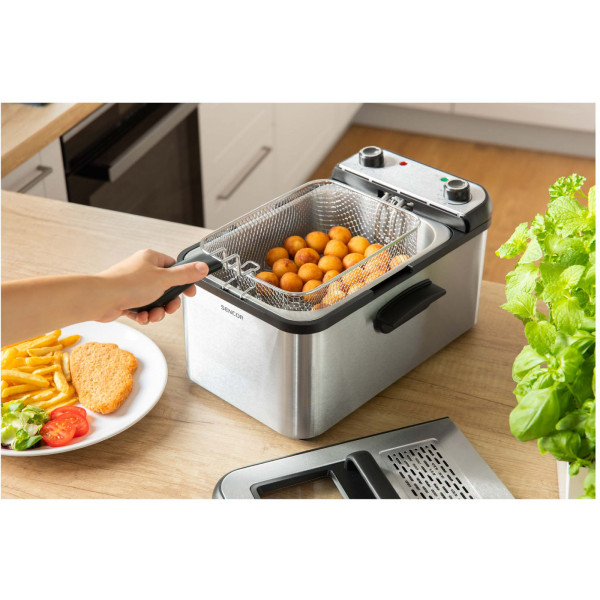 Фото - Фритюрниця Sencor SFR 7200SS