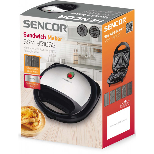 Фото - Бутербродниця Sencor SSM 9510SS