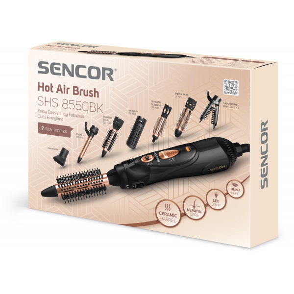 Фото - Фен-щітка Sencor SHS 8550BK
