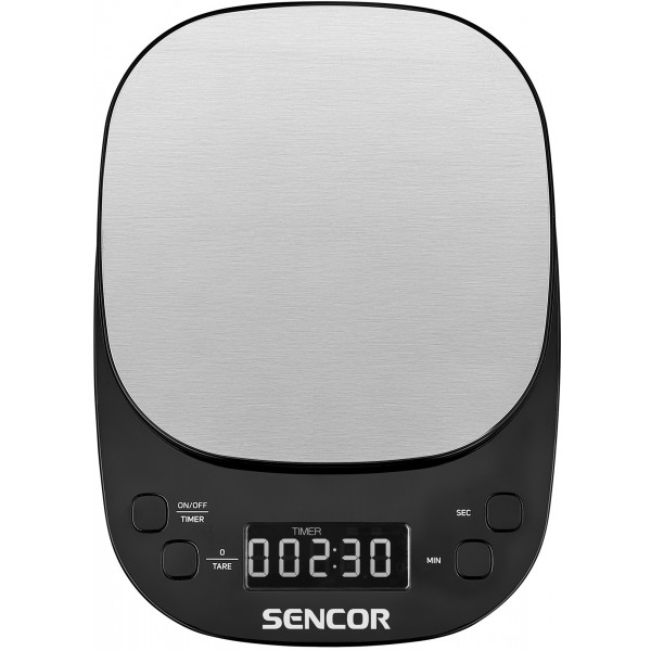 Фото - Ваги кухонні Sencor SKS0804BK