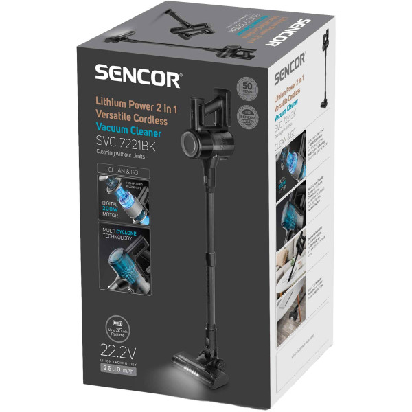 Фото - Пилосос ручний для дому Sencor SVC 7221BK