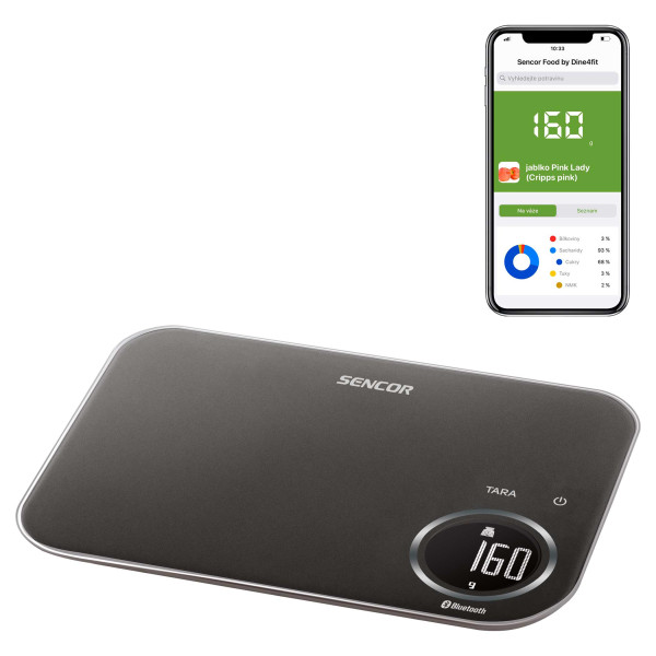 Фото - Ваги кухонні Sencor SKS7178BK