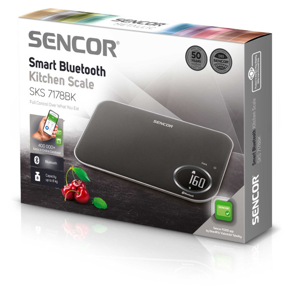 Фото - Ваги кухонні Sencor SKS7178BK