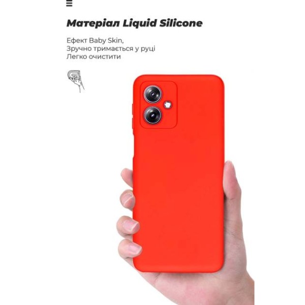 Фото - Чехол для смартфона Armorstandart Icon Case for Motorola G54 Power Camera cover Red (ARM70548)