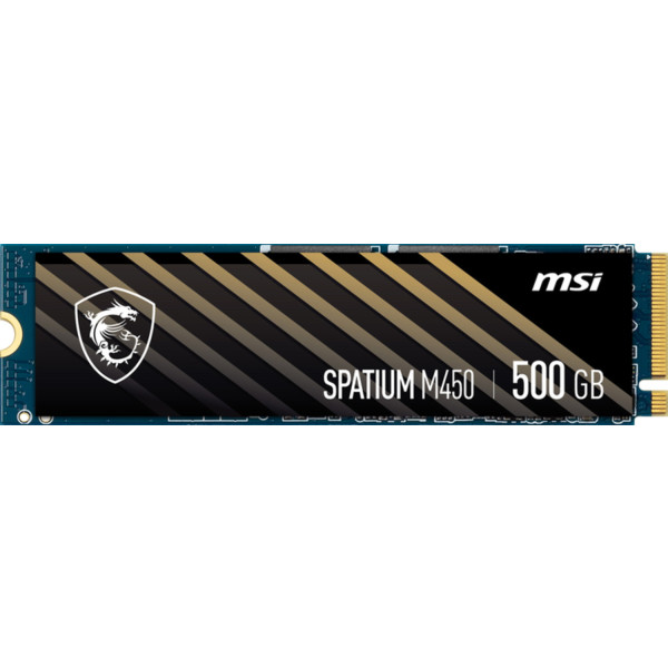 Фото - SSD-накопичувач внутрішній MSI 500GB M450 M.2 2280 PCIe 4.0 x4 NVMe 3D NAND TLC (S78-440K220-P83) Фото - SSD-накопичувач внутрішній MSI 500GB M450 M.2 2280 PCIe 4.0 x4 NVMe 3D NAND TLC (S78-440K220-P83)