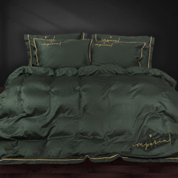 Фото - Комплект постільної білизни MirSon Сатин Imperial Satin Emerald 175х210 (2200008576240) Фото - Комплект постільної білизни MirSon Сатин Imperial Satin Emerald 175х210 (2200008576240)