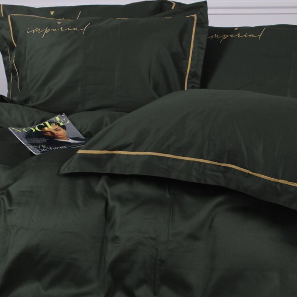Фото - Комплект постільної білизни MirSon Сатин Imperial Satin Emerald 175х210 (2200008576240)