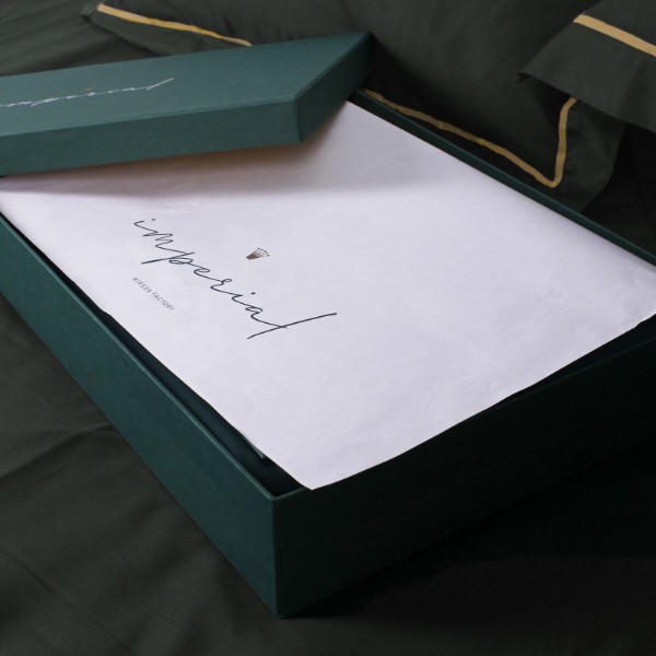 Фото - Комплект постільної білизни MirSon Сатин Imperial Satin Emerald 175х210 (2200008576240)