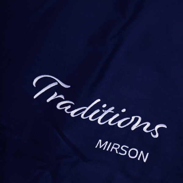 Фото - Комплект постільної білизни MirSon Сатин ELIT 4052 Ocean "Traditions" 175х210 (2200010537994)