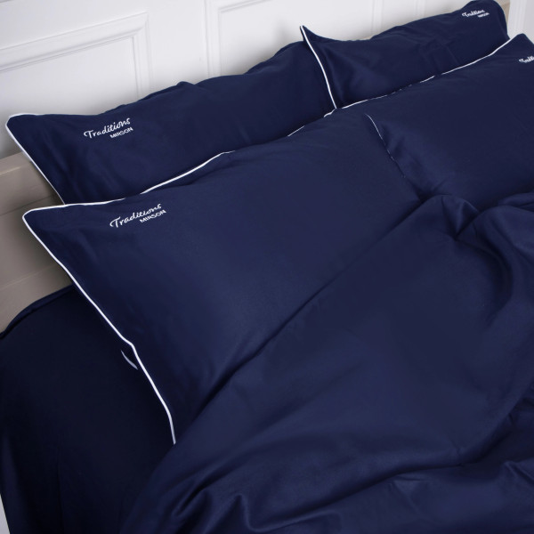 Фото - Комплект постільної білизни MirSon Сатин ELIT 4052 Ocean "Traditions" 175х210 (2200010537994)