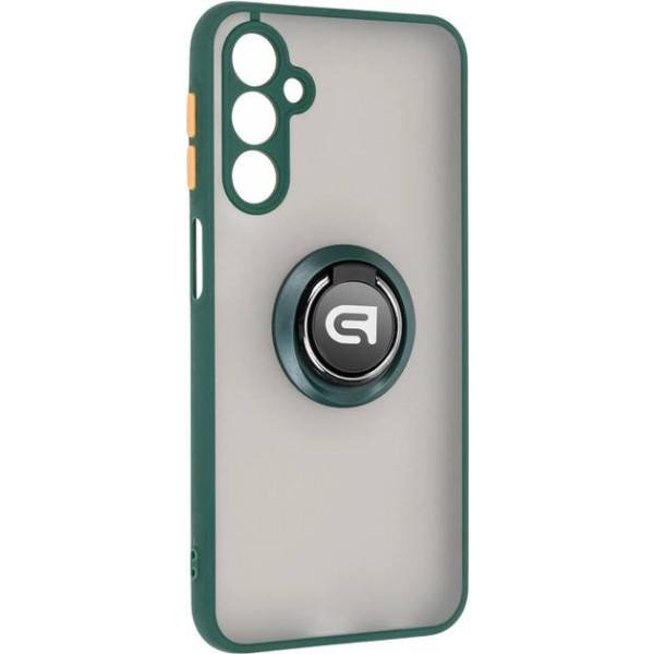 Фото - Чохол для смартфону Armorstandart Frosted Matte Ring for Samsung A15 4G (A155) / A15 5G Dark Green (ARM72710)