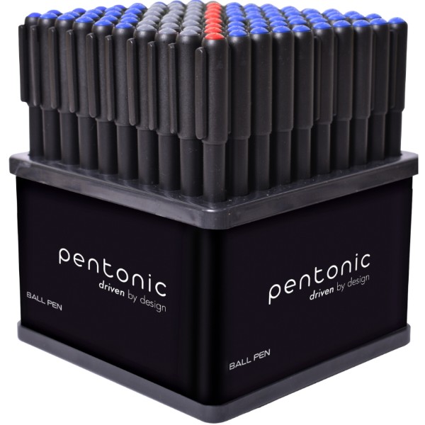 Фото - Набір ручок Linc Pentonic стенд 100 шт. мікс кольорів 0,7 мм (8904106873457)