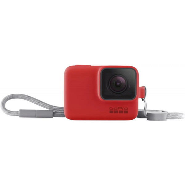 Фото - Чохол для екшн-камери GoPro Sleeve&Lanyard Firecracker Red (ACSST-012)
