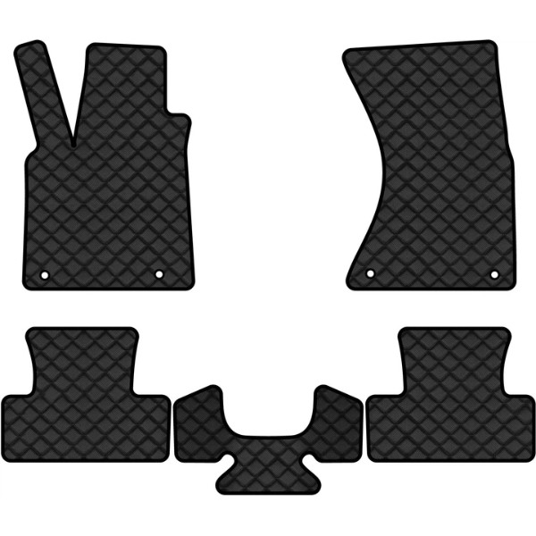 Фото - Коврики из экокожи в салон авто EVAtech ECO для Q5 (8R) Quattro Restyling Audi 2012-2017 1 поколение SUV USA AU42898C5AV4BBLB