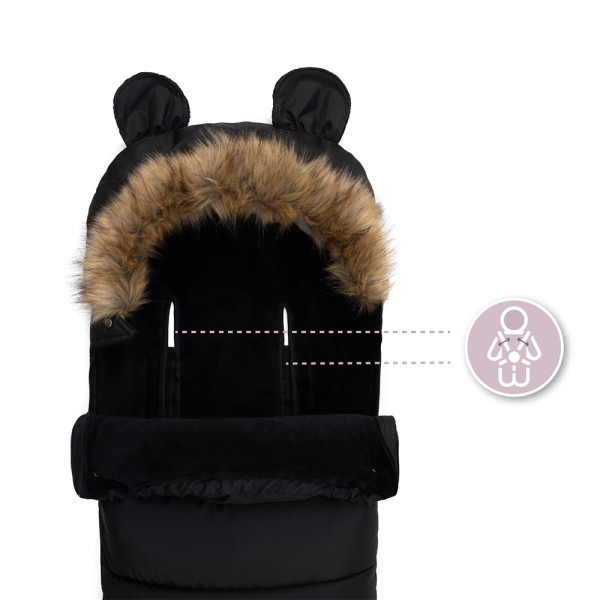 Фото - Конверт для коляски MoMi COZY Black