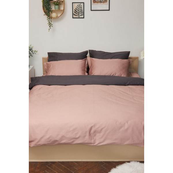 Фото - Комплект постільної білизни Moon&Star 160х220х2 нав. 2х70х70 Violet Satin Premium (MS-820000487)